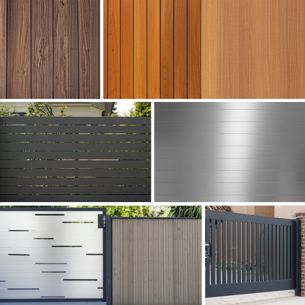 comparison of materials for gate and fence design