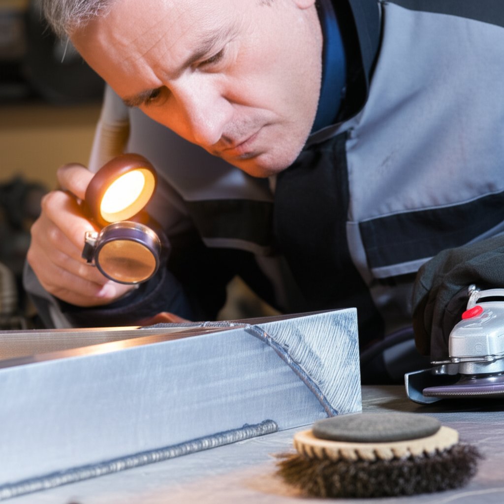 inspecting and troubleshooting aluminum stick welds for common defects