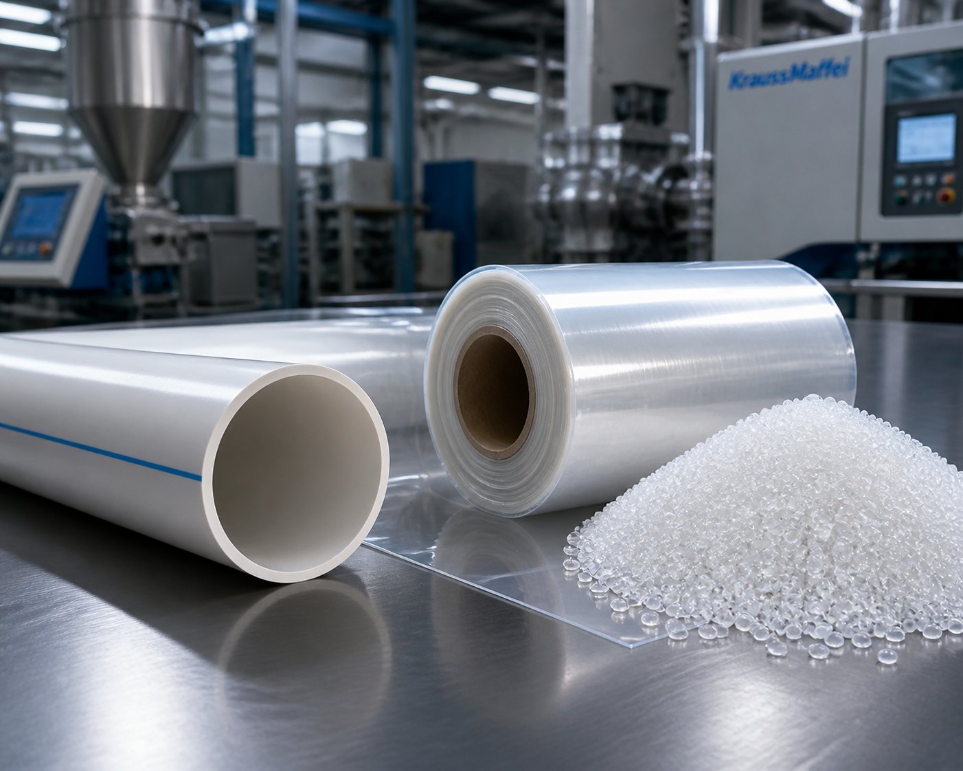 different extrusion applications %E2%80%94 pipe film and pelletizing %E2%80%94 each demand distinct extruder specifications