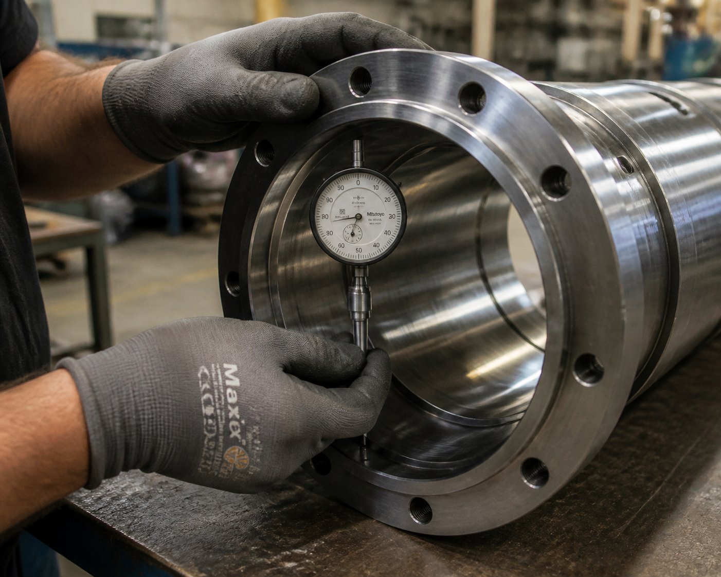 precision bore measurement inside an extruder barrel reveals wear that visual inspection alone cannot detect