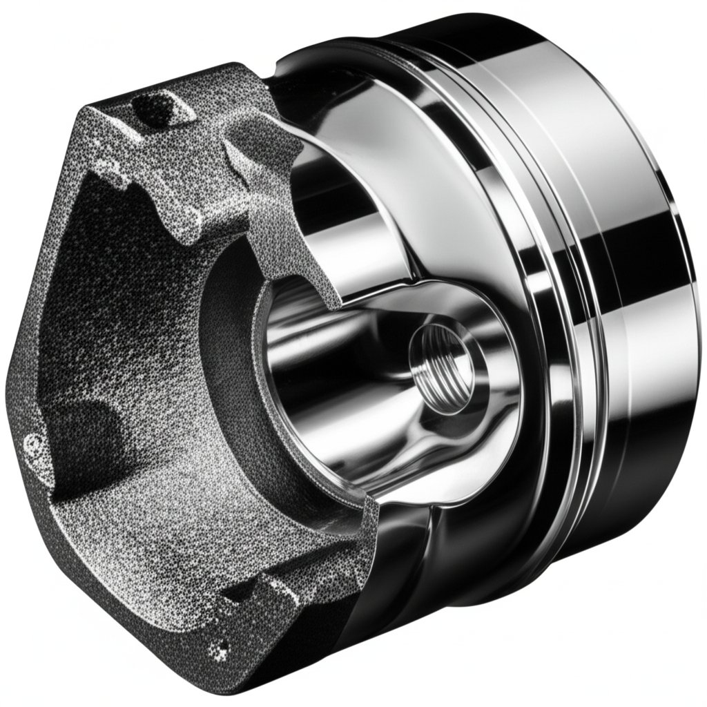 diagram illustrating how cnc machining refines a die cast part to add precision features
