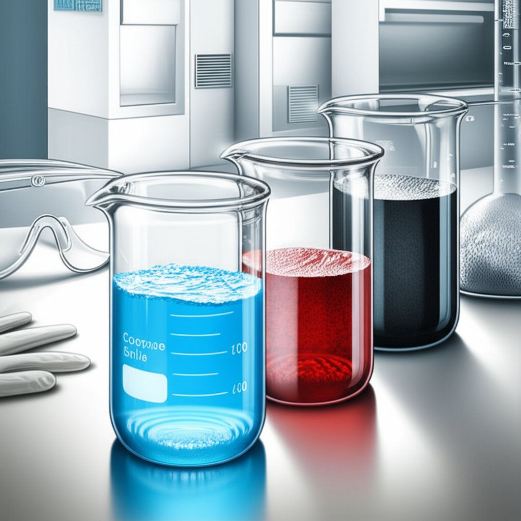 lab setup for synthesizing red cu2o and black cuo with safety measures