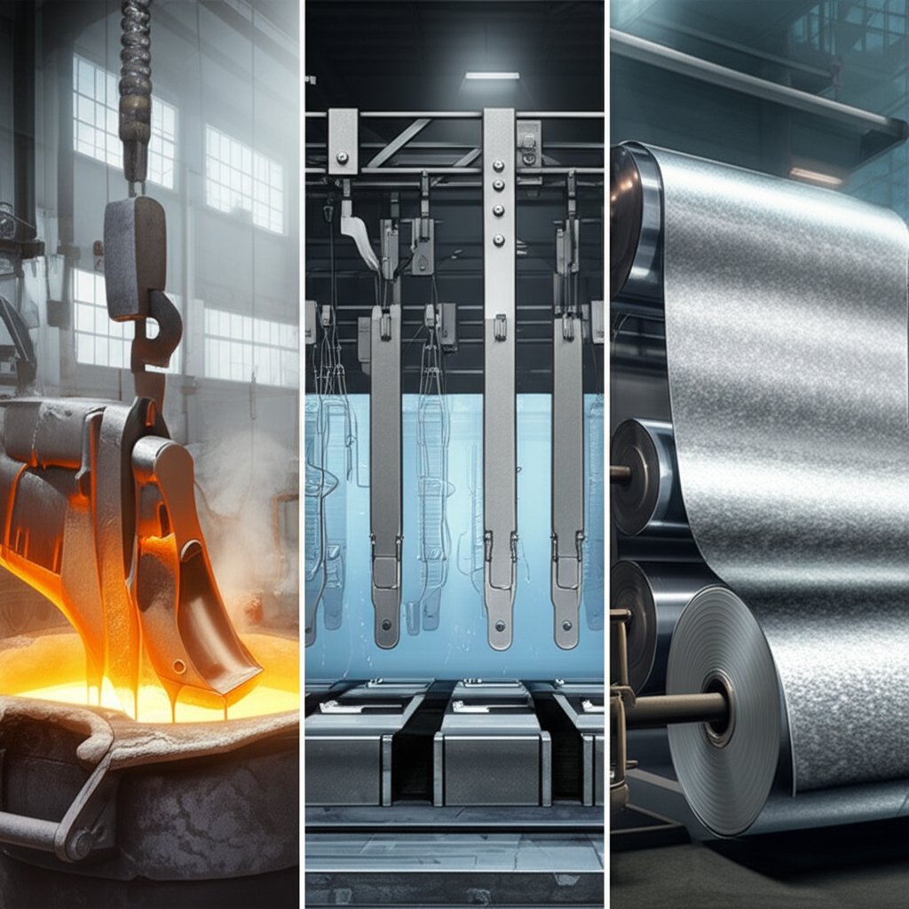 different galvanizing methods transform steel with protective zinc coatings for varied applications