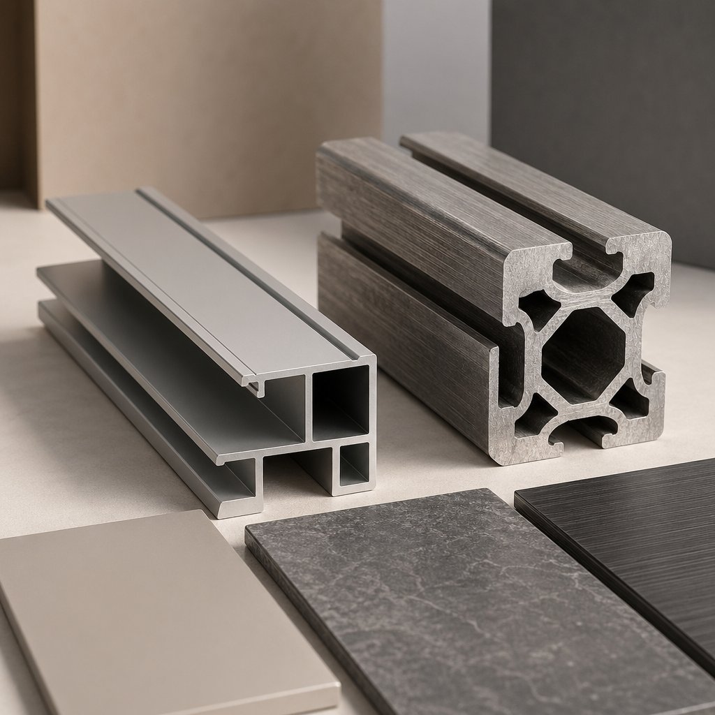 common alloy and finish options for extruded aluminium profiles