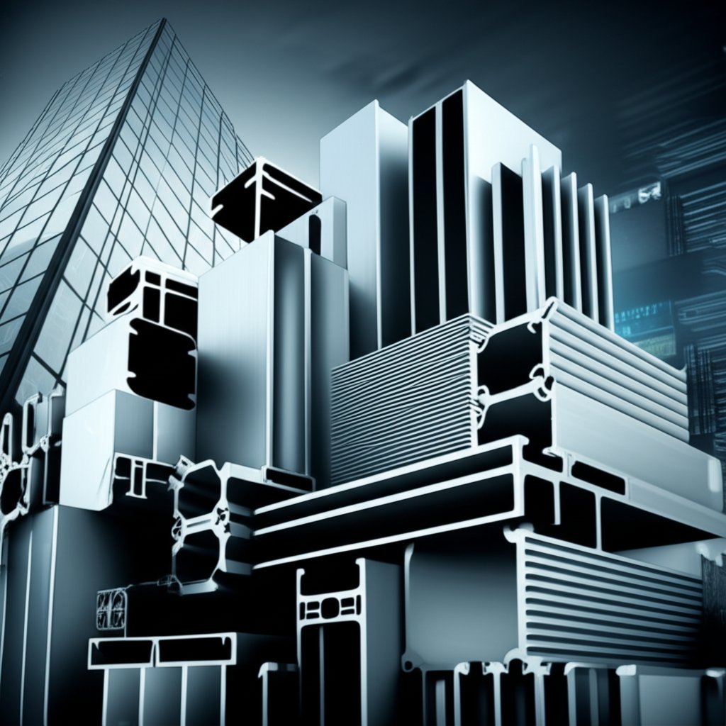 a variety of extruded aluminum profiles showcasing their versatility in modern engineering