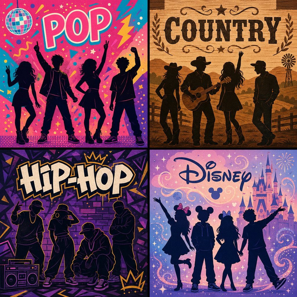 how pop country hip hop and other genres each bring a unique voice to songs about friendship