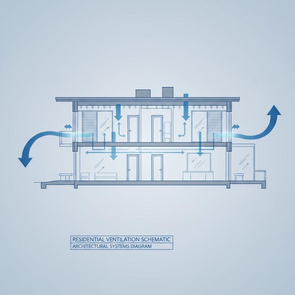 building regulations mandate controlled ventilation to balance airtightness with air quality