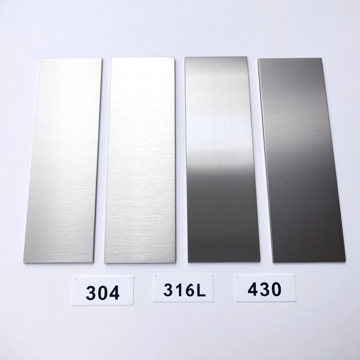 comparison of 304 304l 316 and 430 stainless steel grades