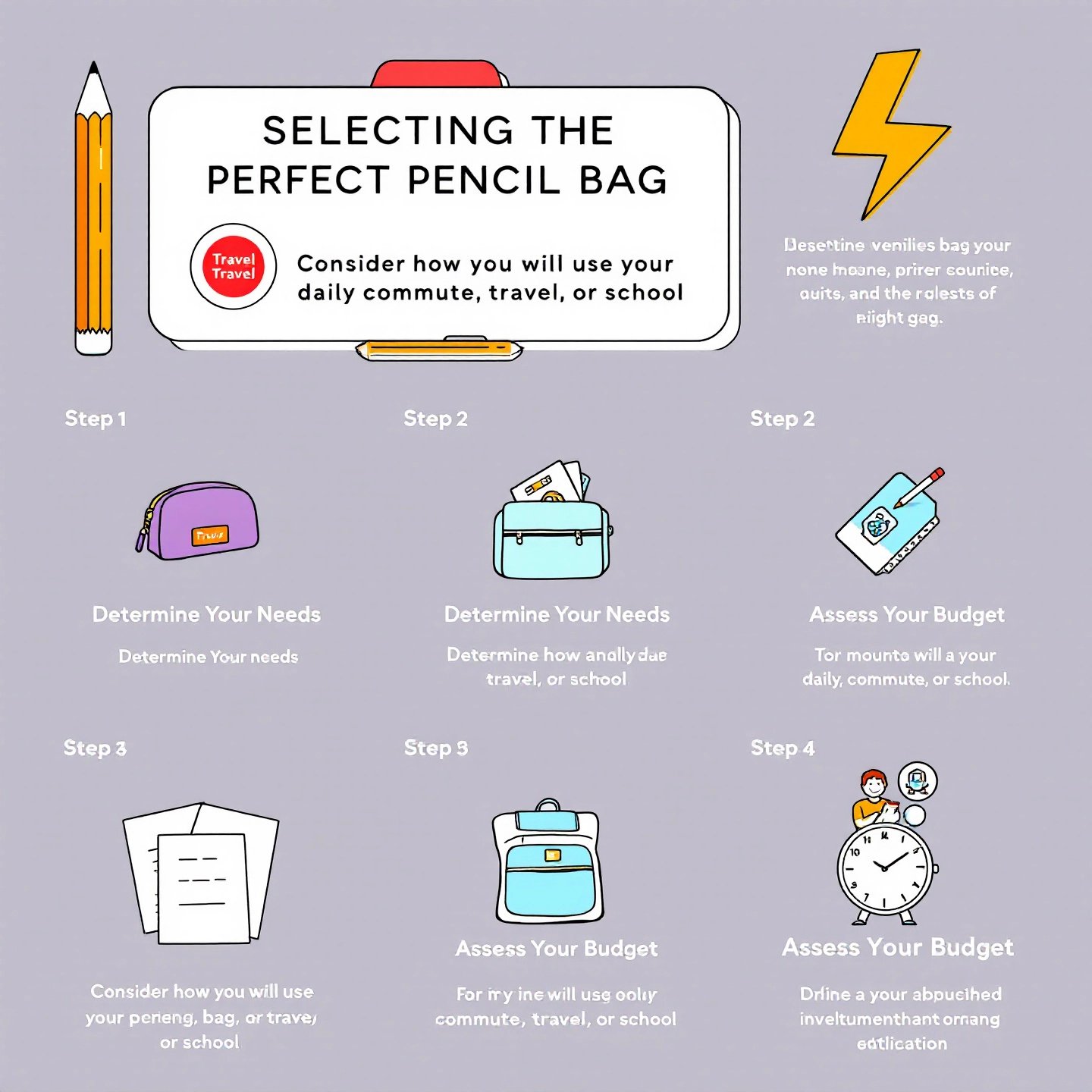 a guide to selecting the perfect pencil bag for your needs