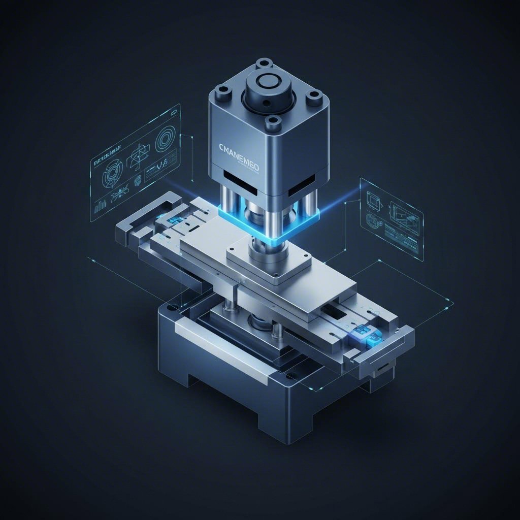 Triple action fine blanking process creating precision automotive components