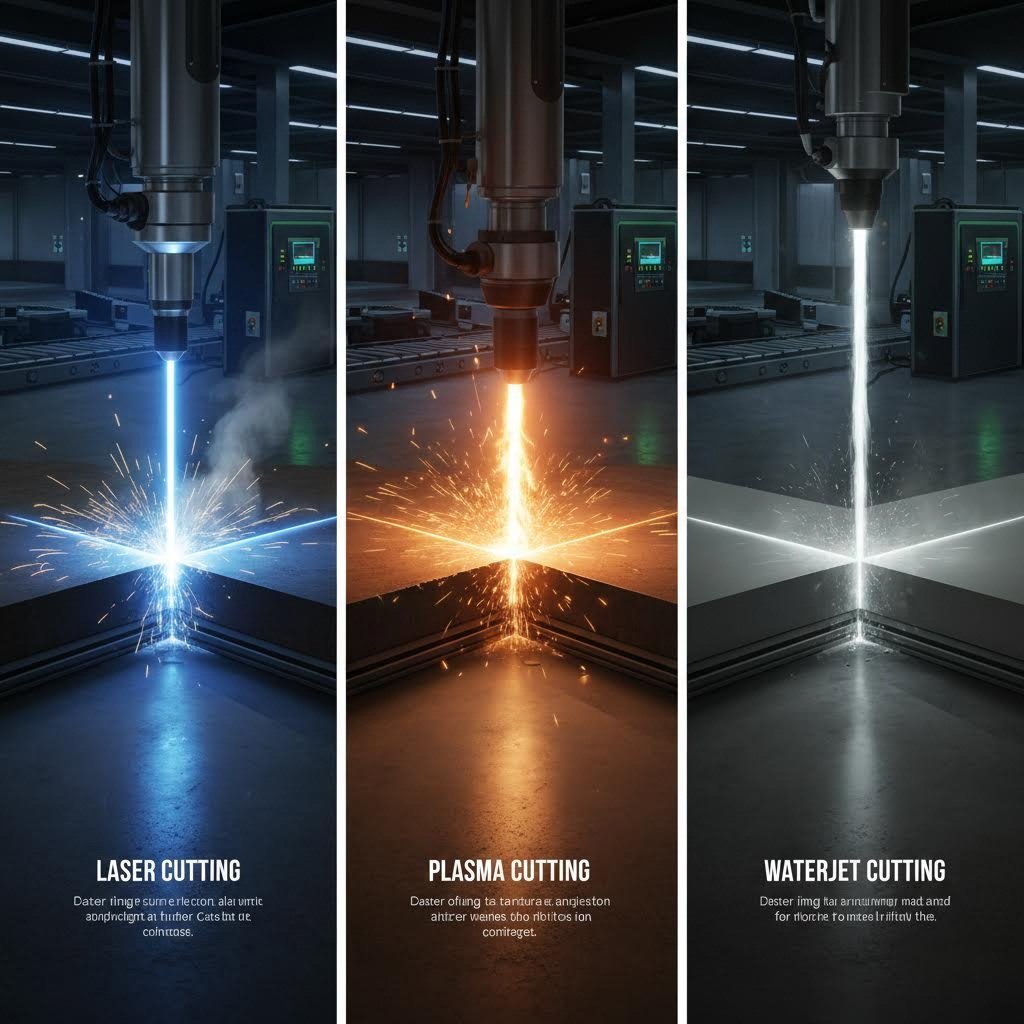 comparison of laser plasma and waterjet metal cutting technologies