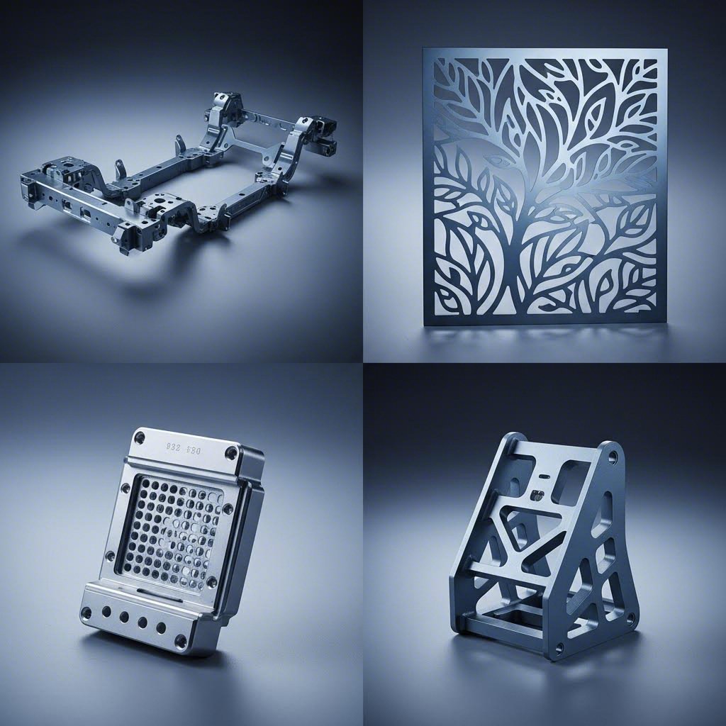 diverse applications of laser cut metal across automotive architectural and industrial sectors