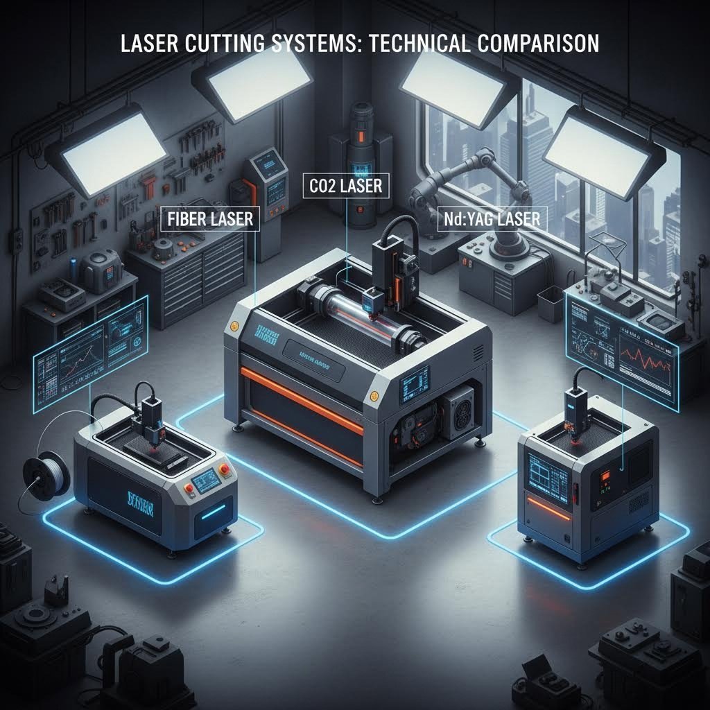 three primary laser cutting technologies for metal fabrication applications