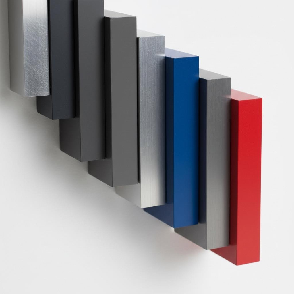 various surface finishing options available for aluminum extrusion profiles