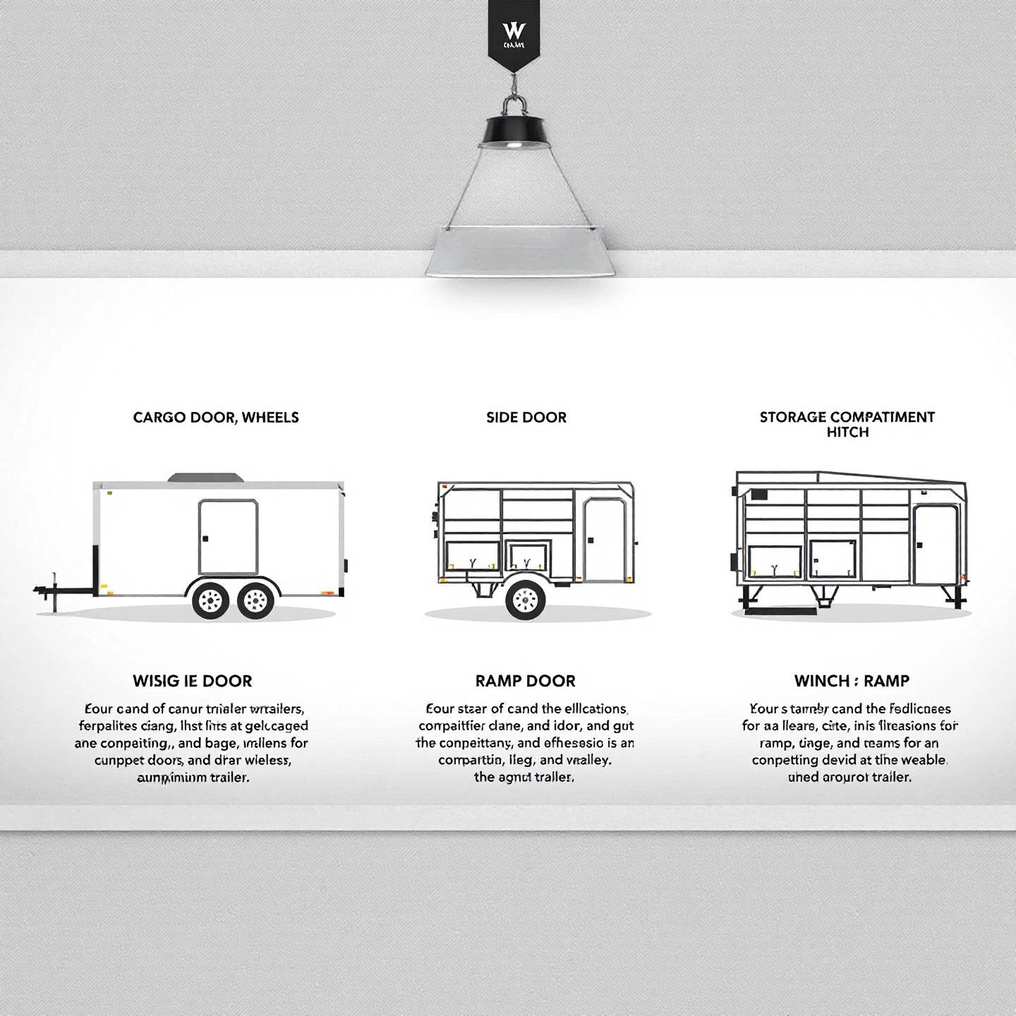 visual comparison of top aluminum trailer models and features
