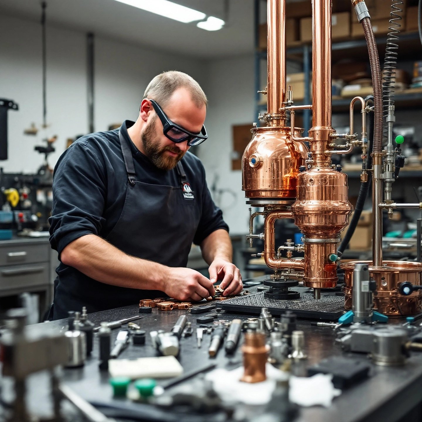custom copper still parts benefit from precision machining for a perfect fit and reliability