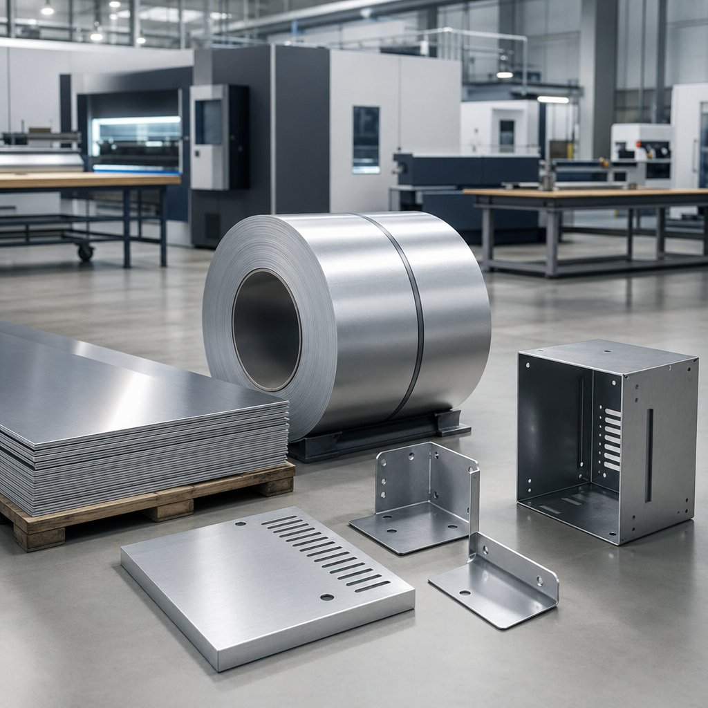 sheet metal from flat stock to formed parts