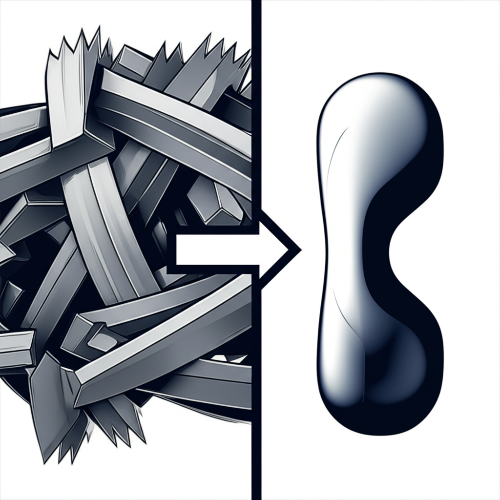 a diagram showing design simplification through design for manufacturability dfm principles
