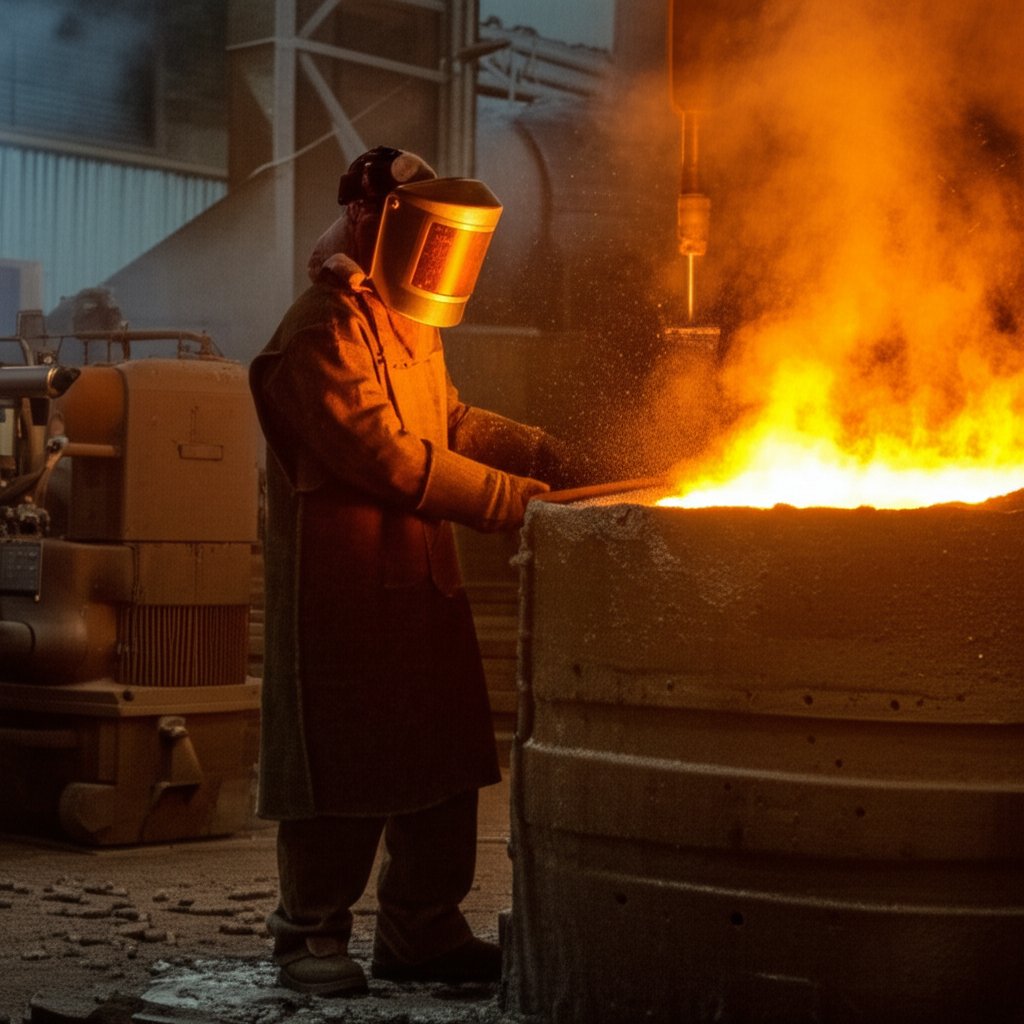 proper ppe is essential when working with molten aluminum to ensure safety