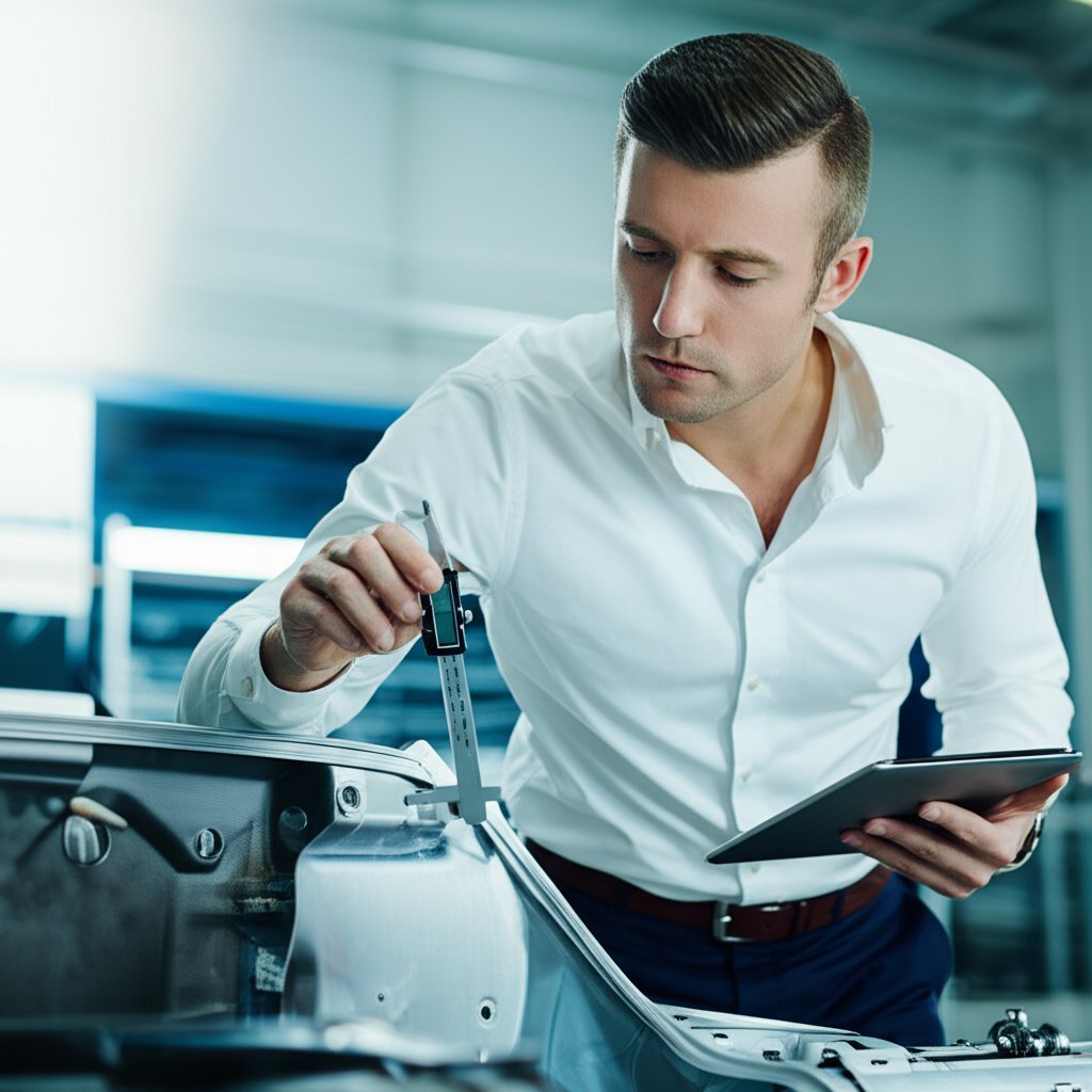 inspection and quality control of aluminum automotive prototypes