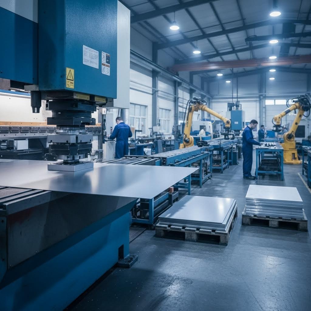 precision aluminium sheet fabrication transforms flat metal into functional components through controlled cutting bending and forming operations