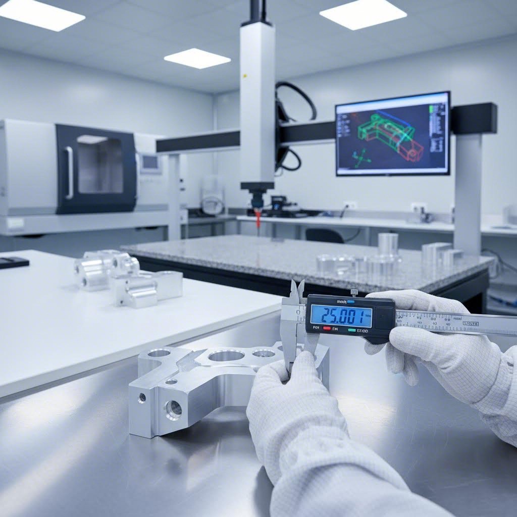 precision inspection ensures fabricated aluminum parts meet specified tolerances for production readiness