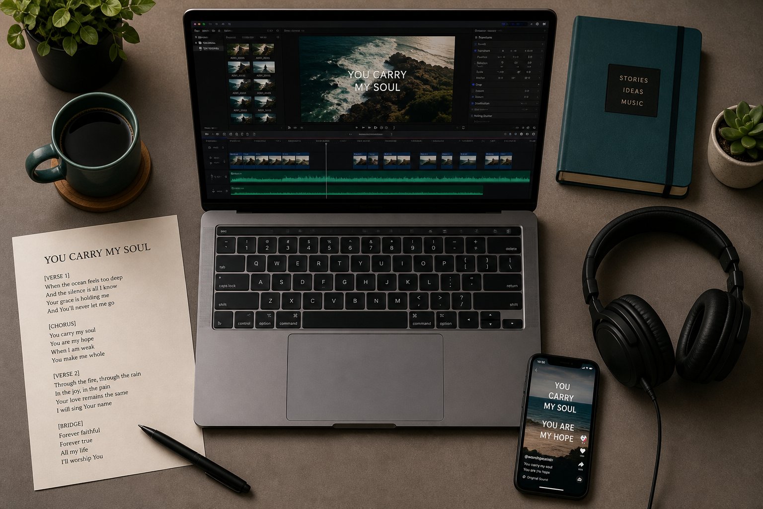 a structured workflow setup for producing platform ready lyric videos from start to finish