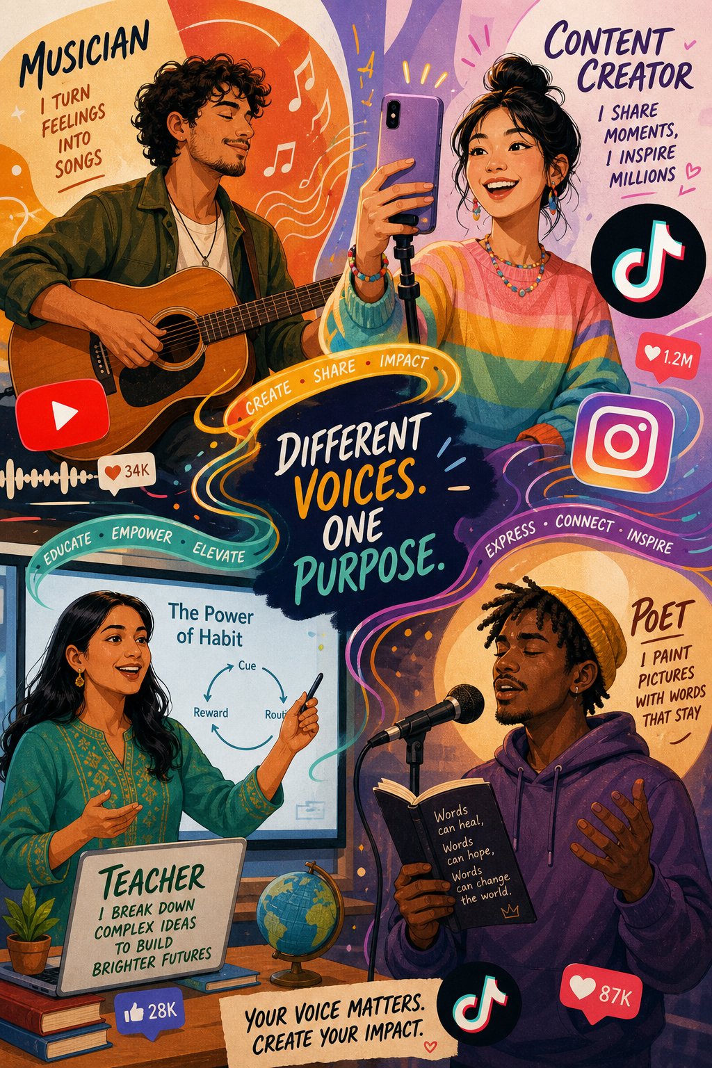 musicians educators marketers and poets all benefit from ai powered lyric video creation
