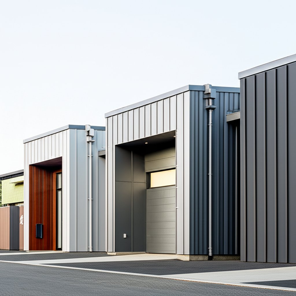 contemporary aluminum siding styles and colors on various home exteriors