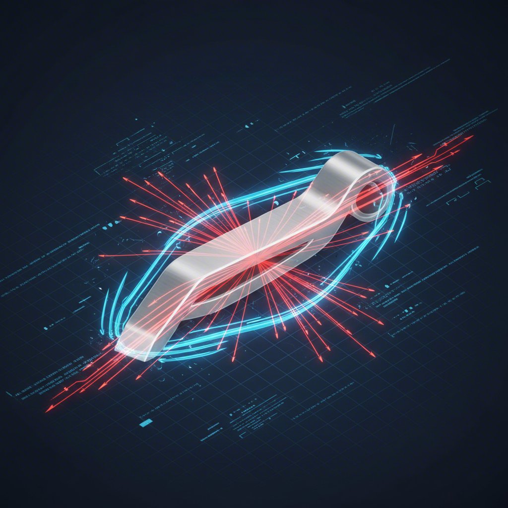 stylized diagram illustrating the forces and stresses analyzed in control arm testing standards