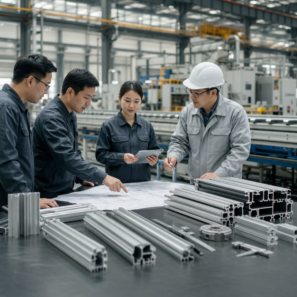 aluminum extrusion manufacturer workflow from design review to finished parts