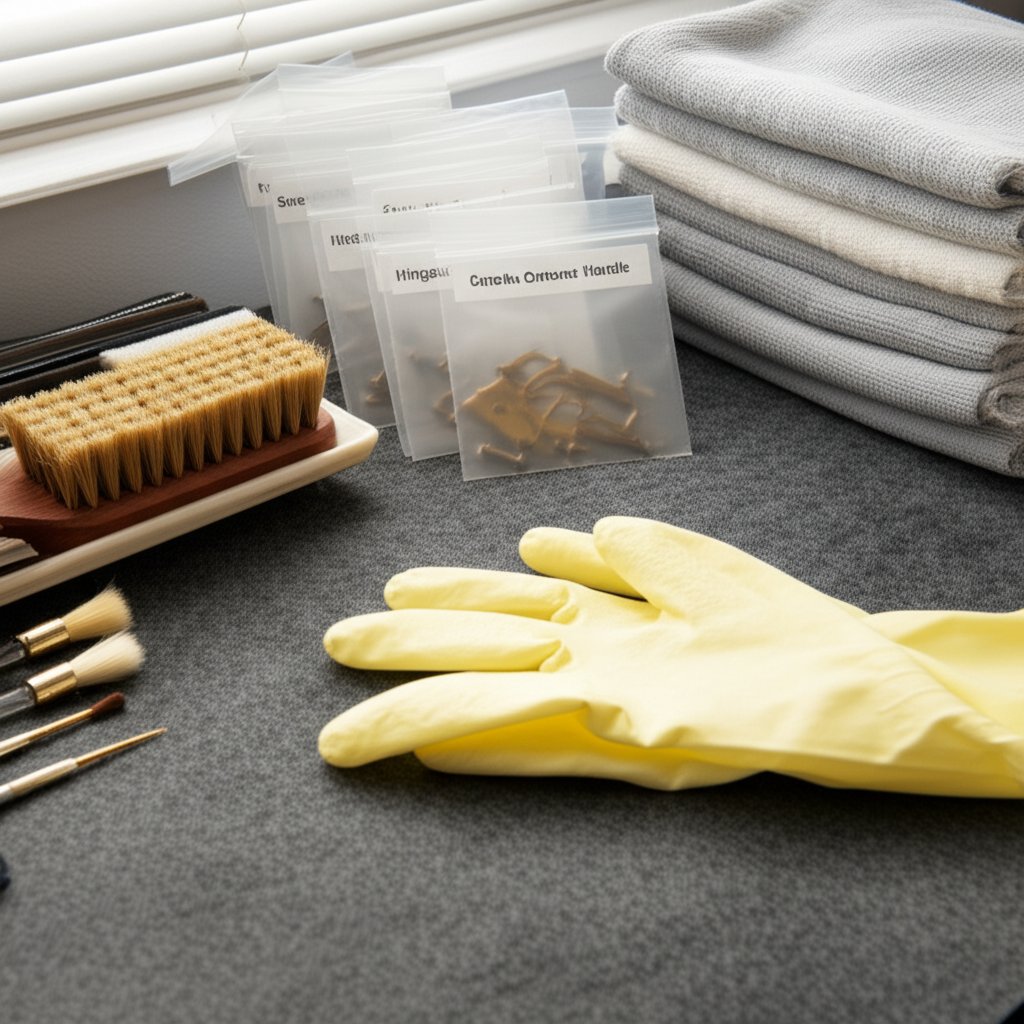 essential tools and safe setup for prepping brass before polishing