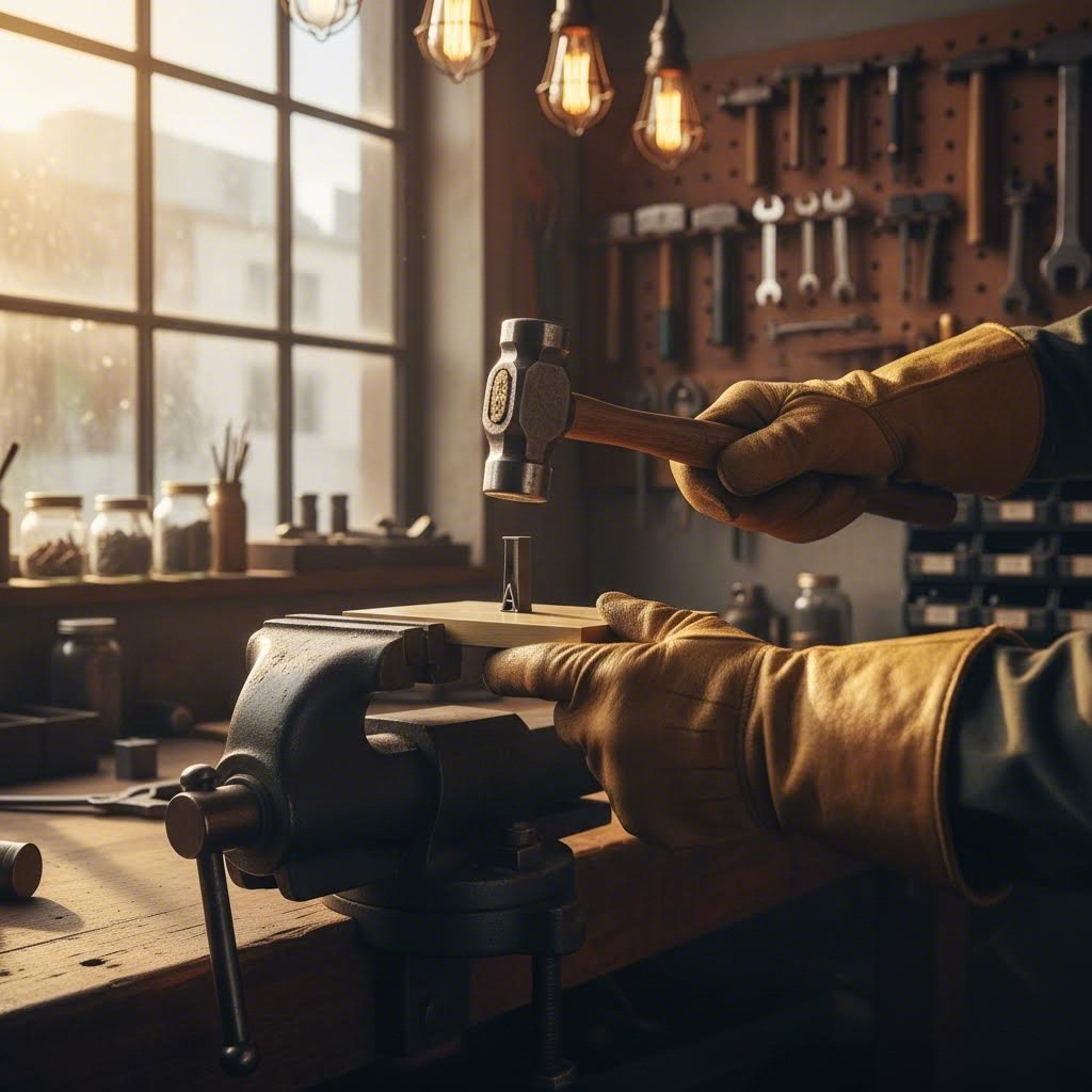 proper technique ensures consistent impression depth and extends stamp service life