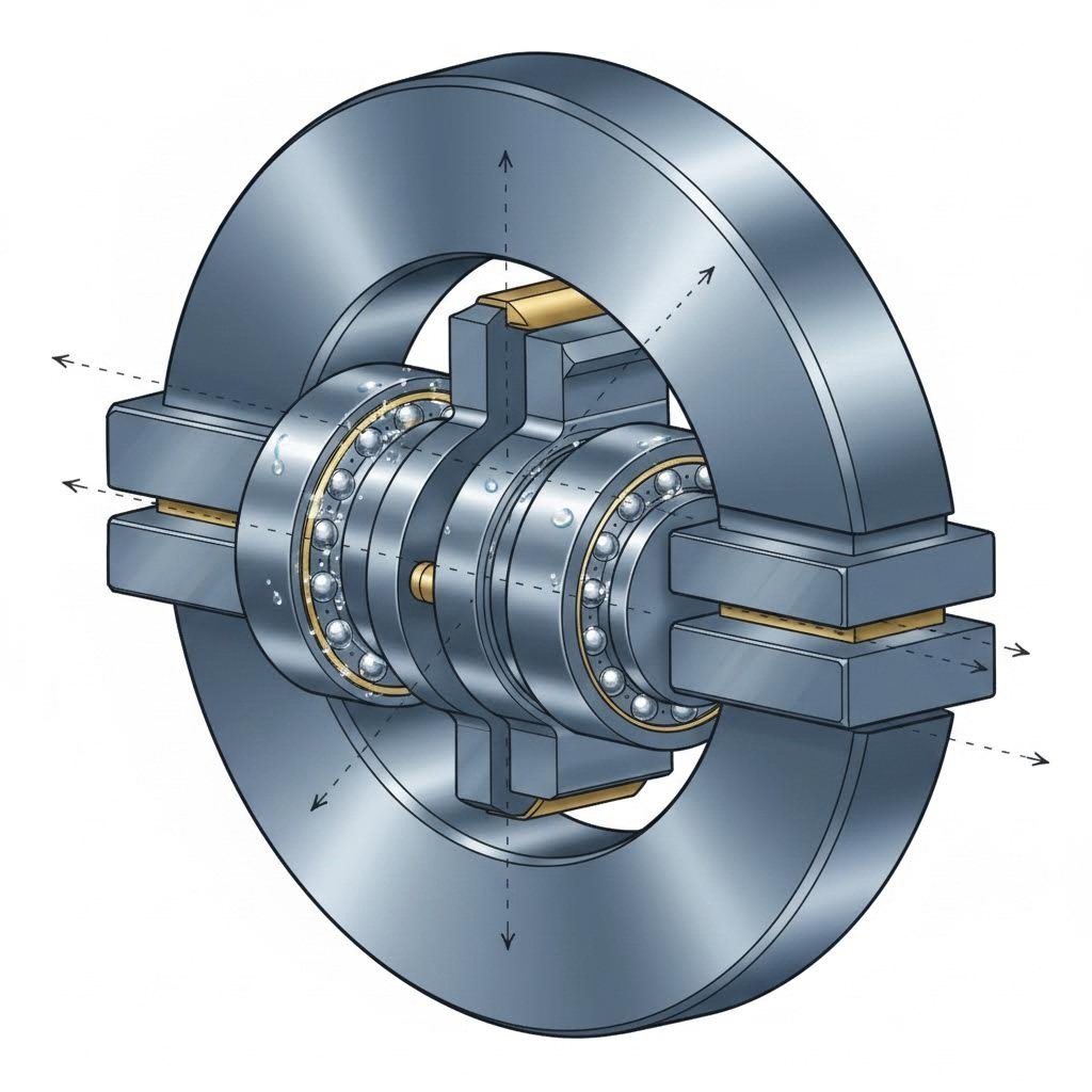 rotary cam converting circular motion to precise linear movement