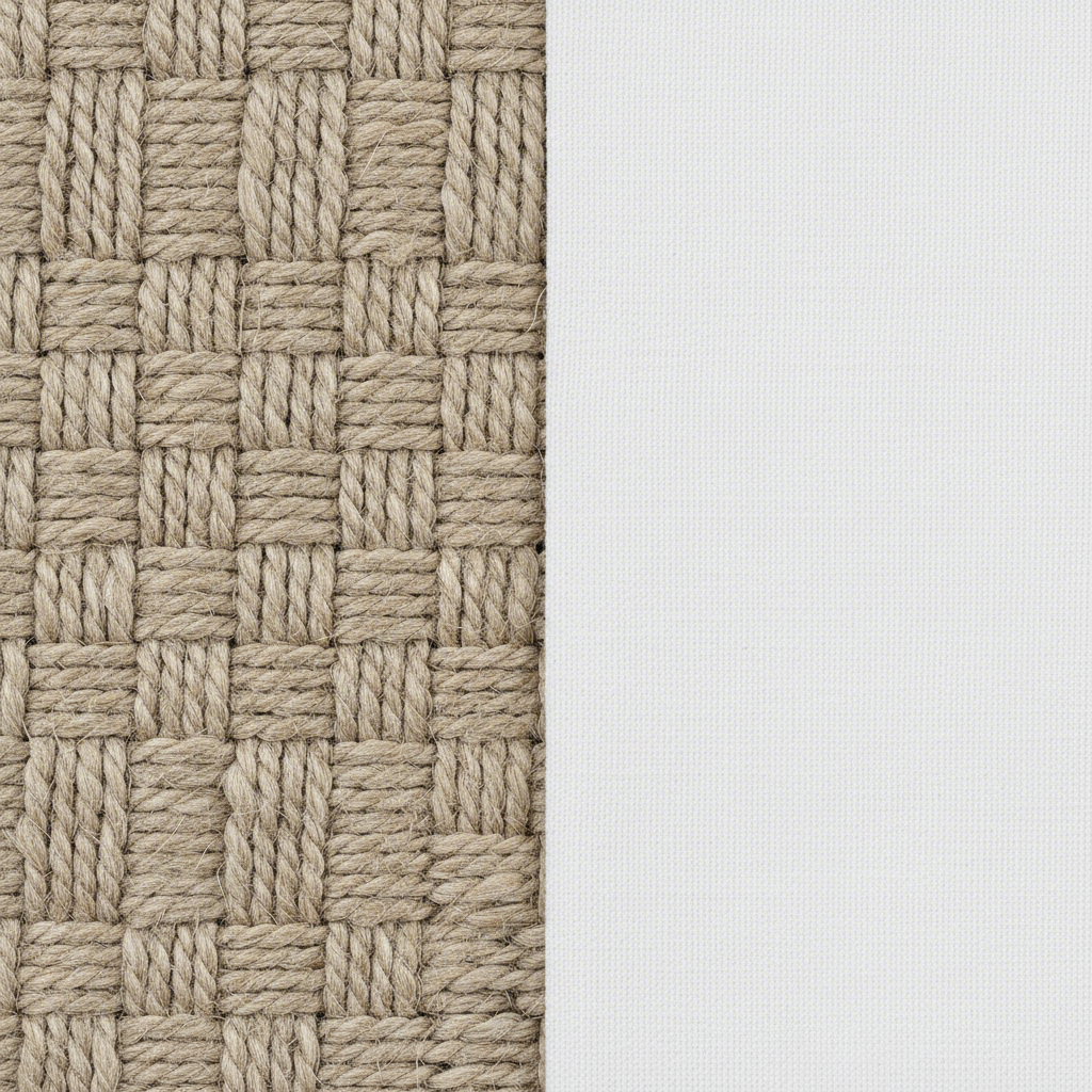 a detailed textural comparison of durable canvas weave versus soft cotton fabric