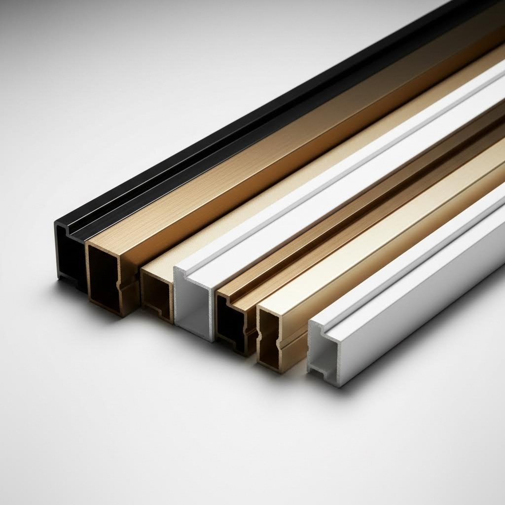 aluminum extrusion surface treatment options including anodizing and powder coating