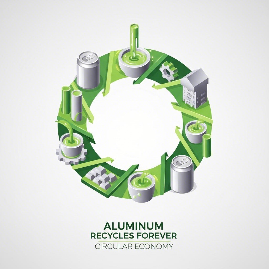 aluminum solar frames support sustainable circular economy practices