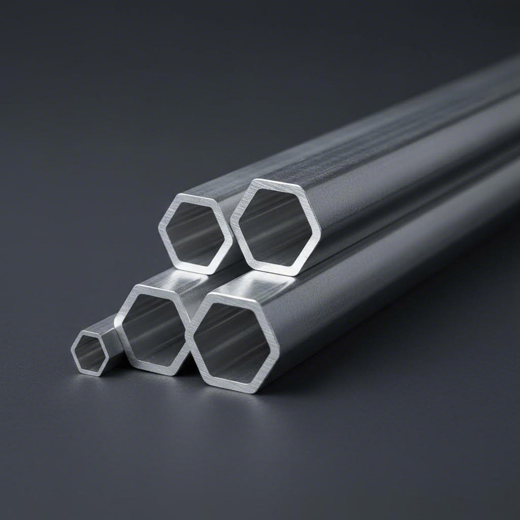 precision hexagonal aluminum extrusion profiles showcasing the distinctive six sided geometry