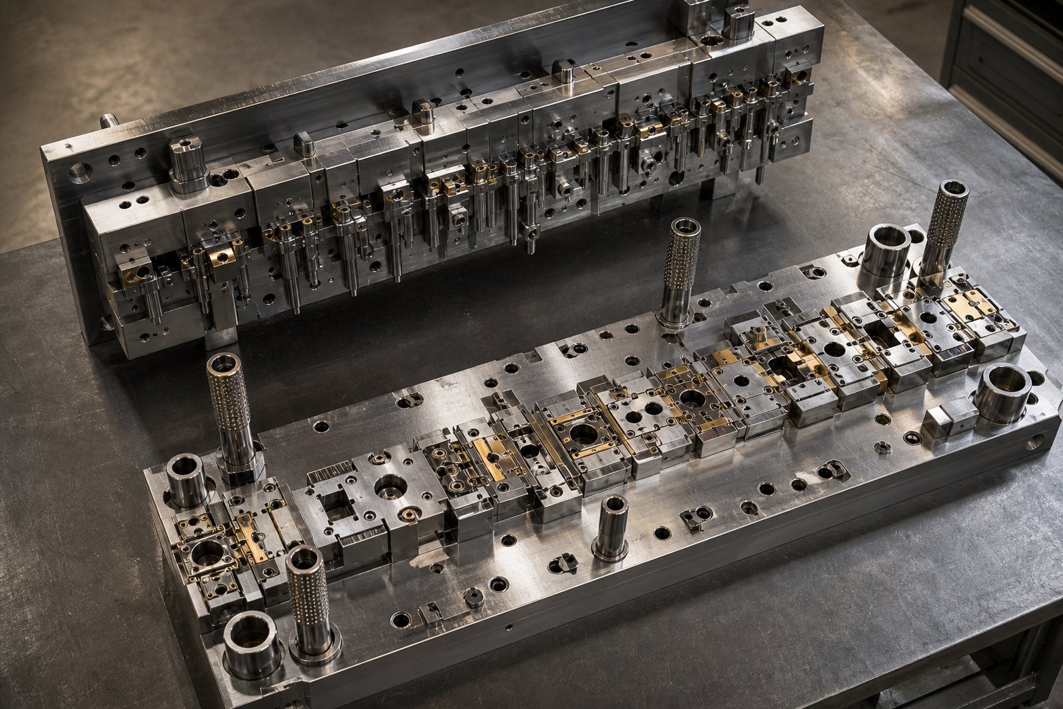 info-1-1 progressive die tooling with polished carbide inserts designed for marine hardware production