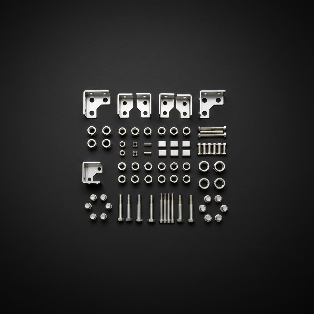 essential hardware components transform individual profiles into rigid frame structures