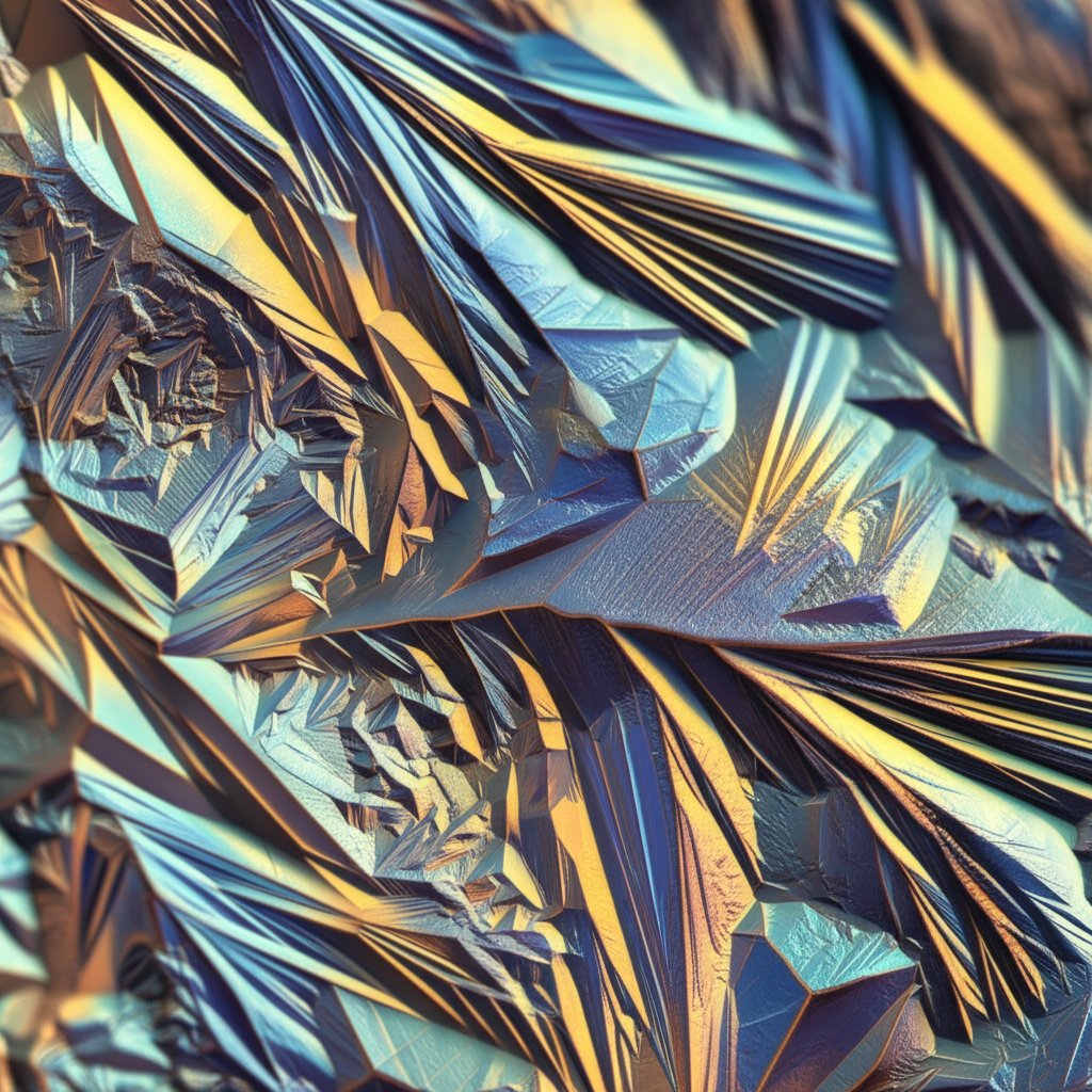 conceptual image of a chromate conversion coating protecting a zinc surface