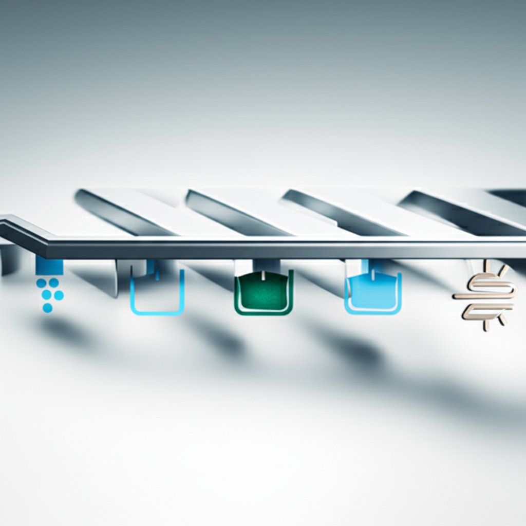 diagram illustrating the step by step chromate conversion coating process