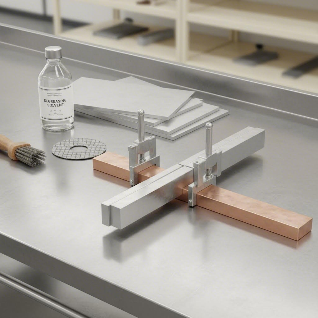 proper surface preparation and joint alignment are essential before sheet metal welding