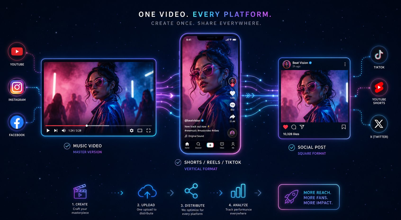 exporting in platform correct formats ensures your ai music video looks sharp across youtube tiktok and instagram