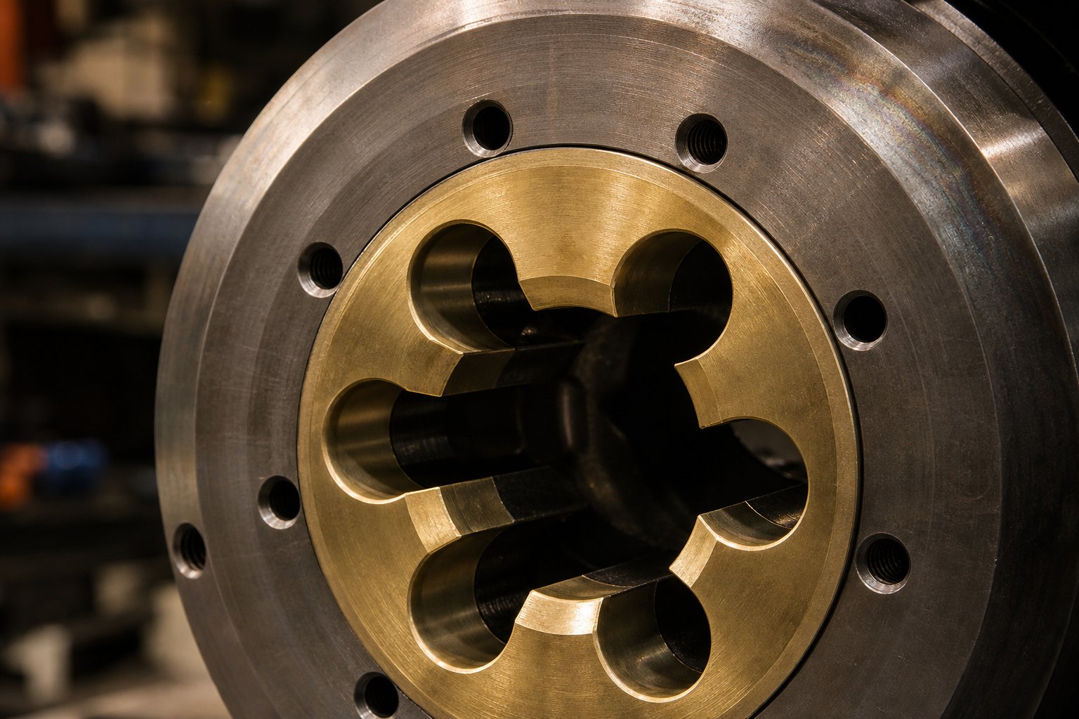 nitrided extrusion die surface showing the hardened bearing zone that extends tool life under high pressure operating conditions