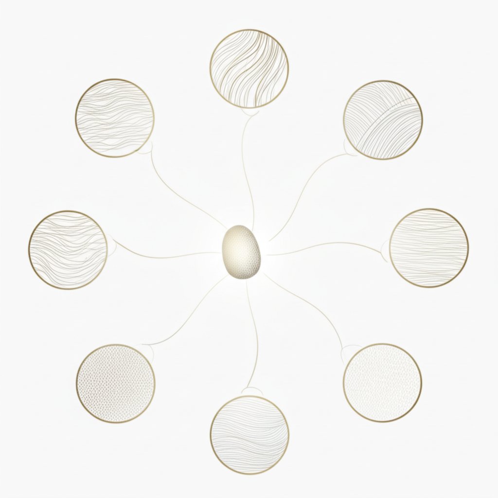 diagram illustrating the primary types of silk fabrics available from wholesalers