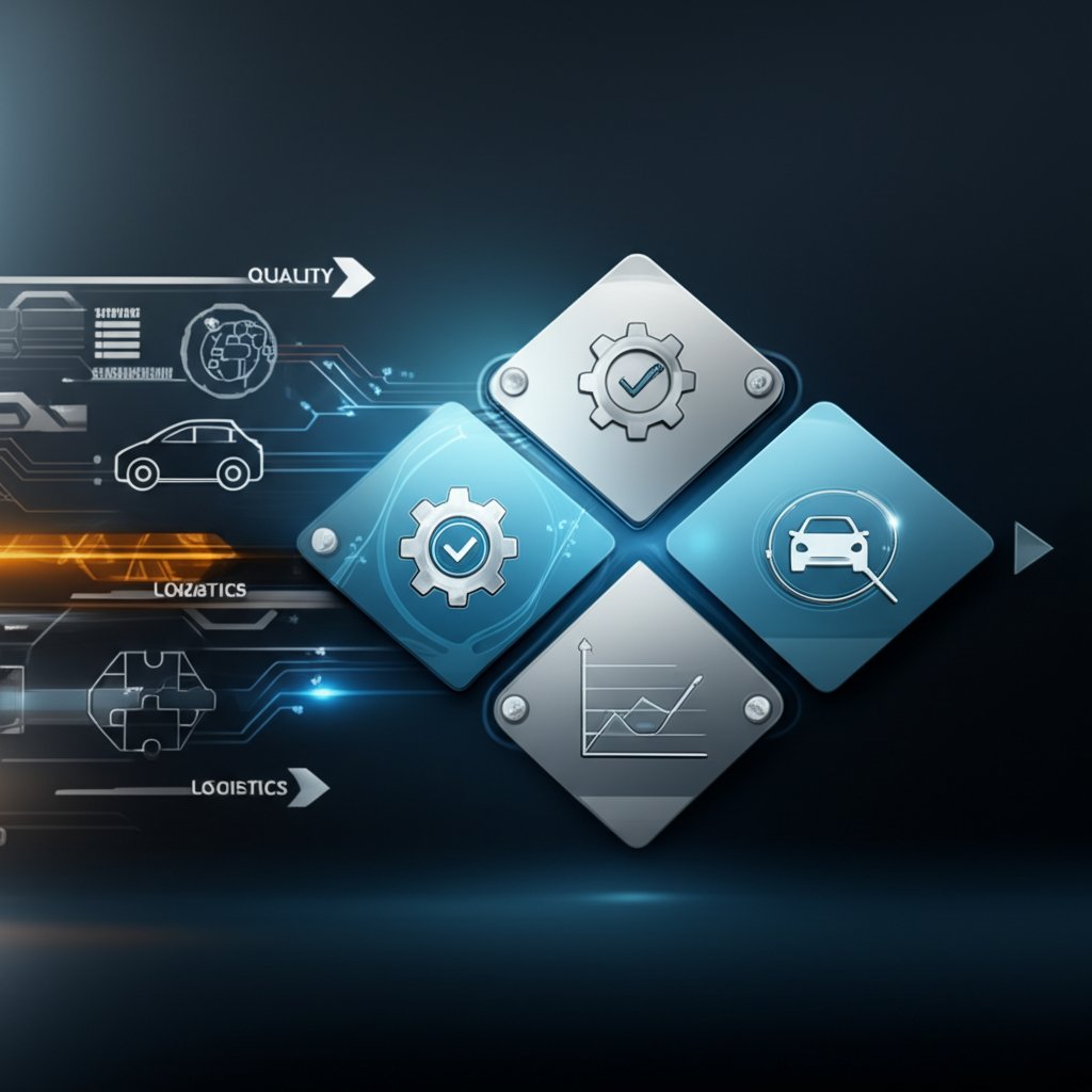 structured criteria for evaluating and ranking automotive parts manufacturers