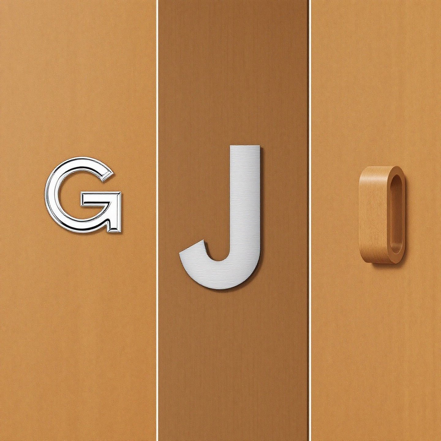 g j and c profile handles in modern kitchen design