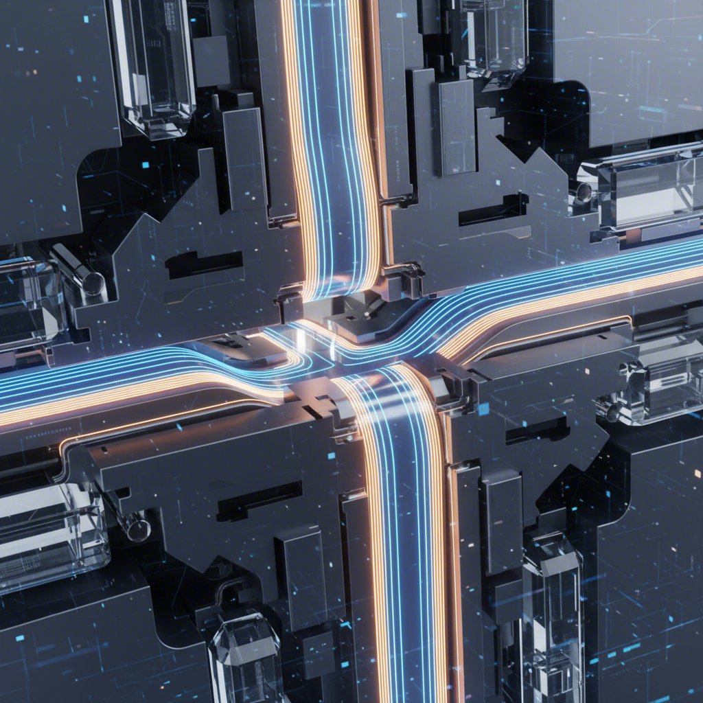 conceptual illustration of optimal material flow within a manufacturing die