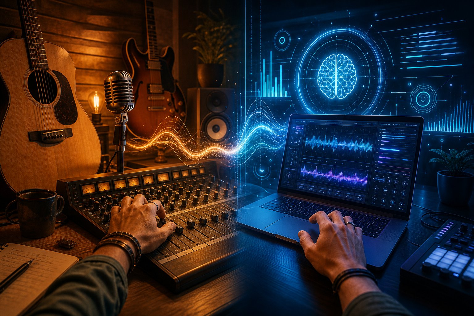 ai tools are integrating into professional music workflows as collaborative partners rather than replacements